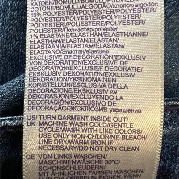 NYDJ Marilyn Straight Jean Medium Wash Size 12 - Picture 6 of 6